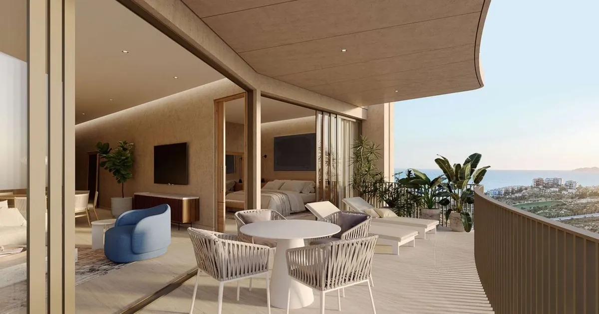 A managed DUNNA residence patio